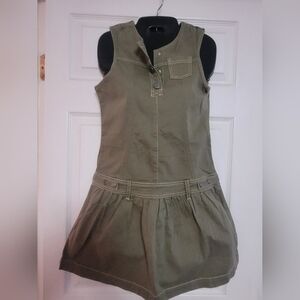 Christian Dior Green Sleeveless Dress